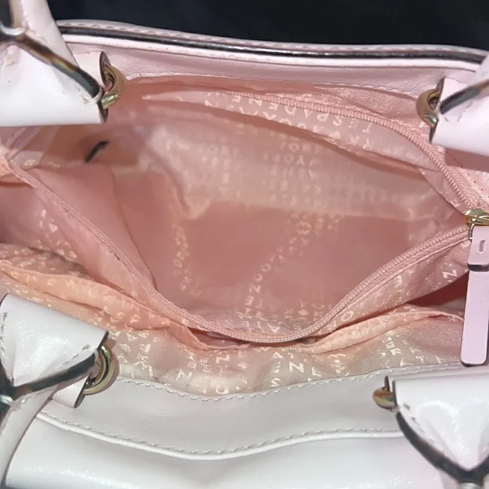 Kate spade leather Shoulder bag tote pink gold